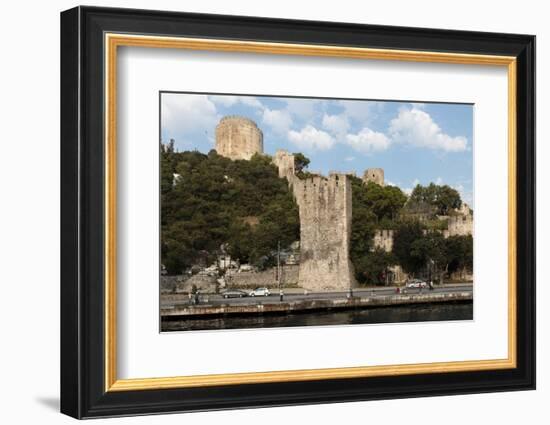 Panorama. Old Fort Along the Bosphorus Coast. Istanbul. Turkey-Tom Norring-Framed Photographic Print