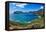 Panorama over Hout Bay and the Atlantic Ocean, Cape Town, South Africa, Africa-G&M Therin-Weise-Framed Premier Image Canvas