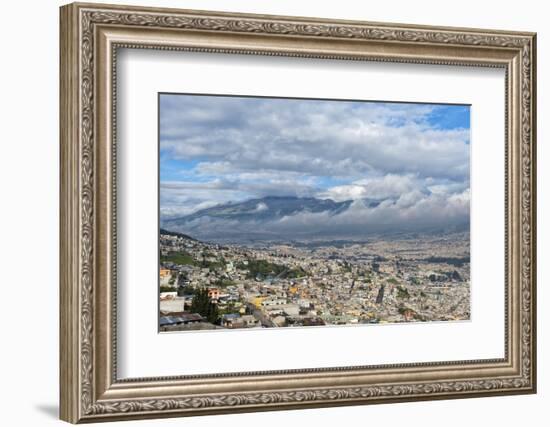 Panorama over Quito, Pichincha Province, Ecuador, South America-Gabrielle and Michael Therin-Weise-Framed Photographic Print