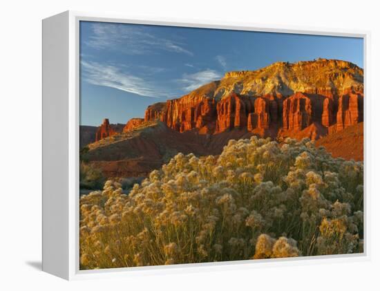 Panorama Point, Capitol Reef National Park, Utah, USA-Cathy & Gordon Illg-Framed Premier Image Canvas