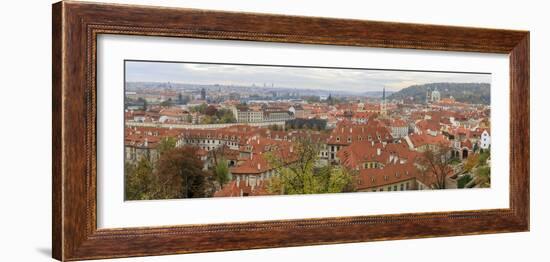 Panorama. Roofs. Cityscape. View from Prague Castle. Prague. Czech Republic-Tom Norring-Framed Photographic Print