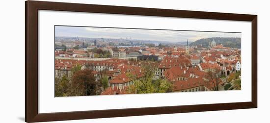 Panorama. Roofs. Cityscape. View from Prague Castle. Prague. Czech Republic-Tom Norring-Framed Photographic Print