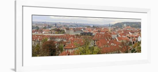 Panorama. Roofs. Cityscape. View from Prague Castle. Prague. Czech Republic-Tom Norring-Framed Photographic Print