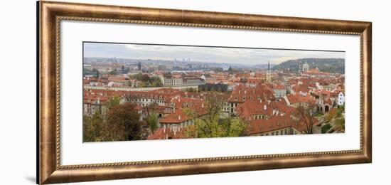 Panorama. Roofs. Cityscape. View from Prague Castle. Prague. Czech Republic-Tom Norring-Framed Photographic Print