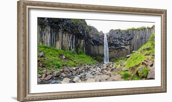 Panorama, Skaftafell National Park, Svartifoss-Catharina Lux-Framed Photographic Print