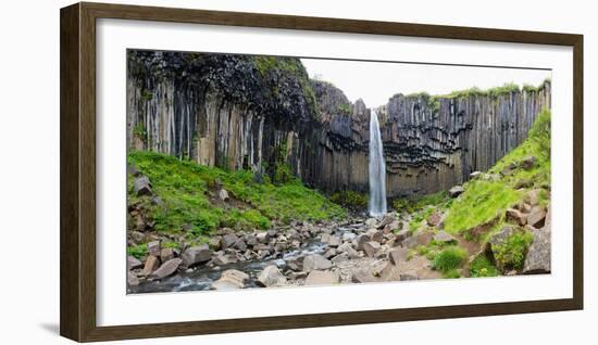 Panorama, Skaftafell National Park, Svartifoss-Catharina Lux-Framed Photographic Print