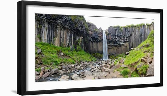 Panorama, Skaftafell National Park, Svartifoss-Catharina Lux-Framed Photographic Print