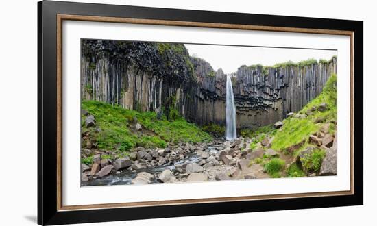 Panorama, Skaftafell National Park, Svartifoss-Catharina Lux-Framed Photographic Print