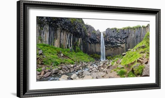 Panorama, Skaftafell National Park, Svartifoss-Catharina Lux-Framed Photographic Print