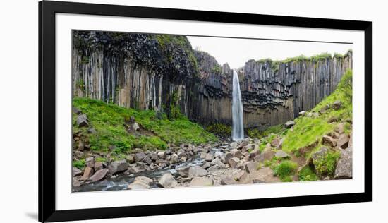 Panorama, Skaftafell National Park, Svartifoss-Catharina Lux-Framed Premium Photographic Print