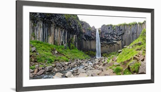 Panorama, Skaftafell National Park, Svartifoss-Catharina Lux-Framed Premium Photographic Print