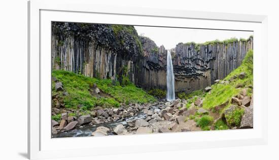 Panorama, Skaftafell National Park, Svartifoss-Catharina Lux-Framed Photographic Print