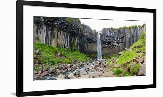 Panorama, Skaftafell National Park, Svartifoss-Catharina Lux-Framed Photographic Print