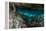 Panorama, Snorkeling Cenote Cavern at Tulum. Cancun. Traveling through Mexico.-diegocardini-Framed Premier Image Canvas