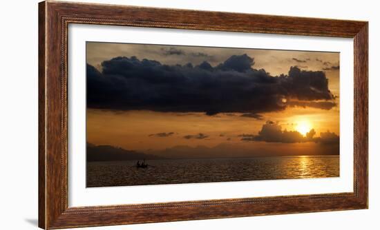 Panorama Sunset No 1-István Nagy-Framed Photographic Print