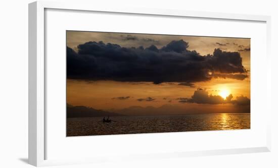 Panorama Sunset No 1-István Nagy-Framed Photographic Print