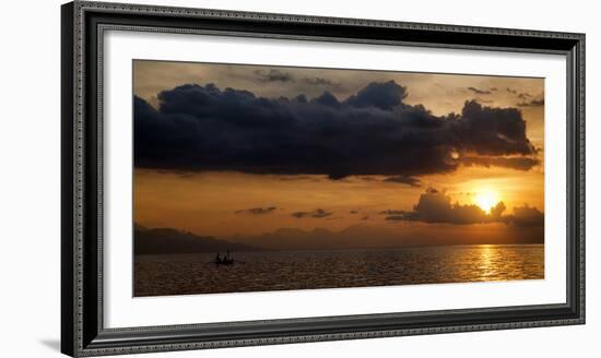 Panorama Sunset No 1-István Nagy-Framed Photographic Print