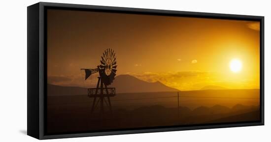 Panorama Sunset No 2-István Nagy-Framed Stretched Canvas