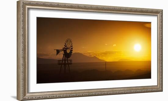 Panorama Sunset No 2-István Nagy-Framed Photographic Print