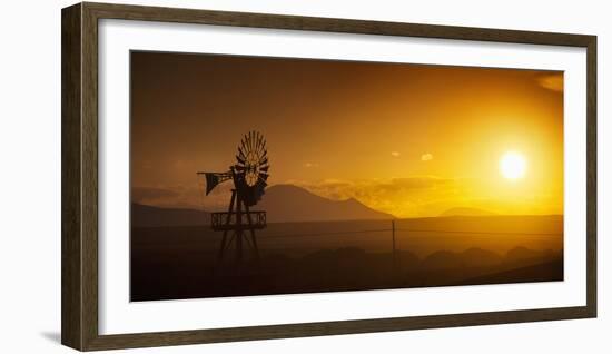 Panorama Sunset No 2-István Nagy-Framed Photographic Print