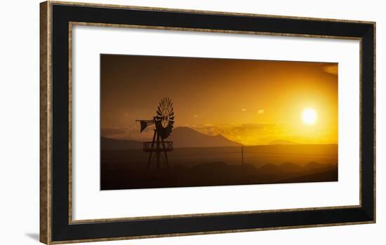 Panorama Sunset No 2-István Nagy-Framed Photographic Print