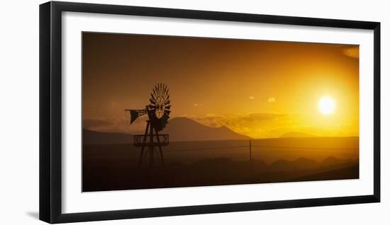 Panorama Sunset No 2-István Nagy-Framed Photographic Print