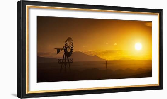 Panorama Sunset No 2-István Nagy-Framed Photographic Print