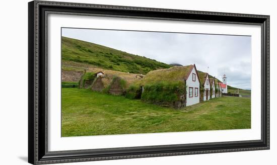 Panorama, Turf House Laufas-Catharina Lux-Framed Photographic Print