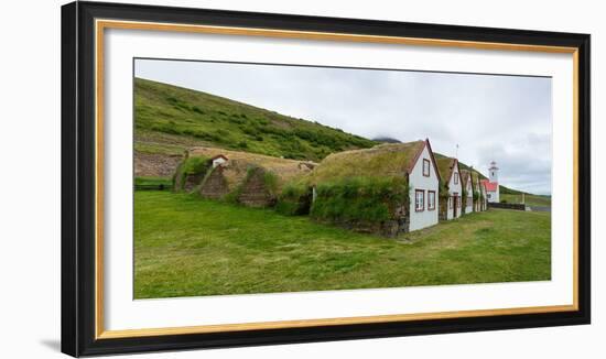 Panorama, Turf House Laufas-Catharina Lux-Framed Photographic Print