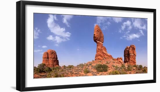 Panorama, USA, Arches National Park, Balanced Rock-Catharina Lux-Framed Photographic Print