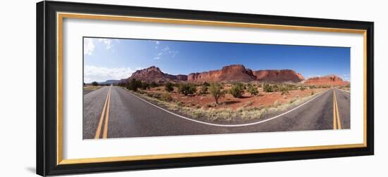 Panorama, USA, Capitol Reef National Park-Catharina Lux-Framed Photographic Print