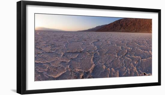 Panorama, USA, Death Valley National Park, Bad Water-Catharina Lux-Framed Photographic Print