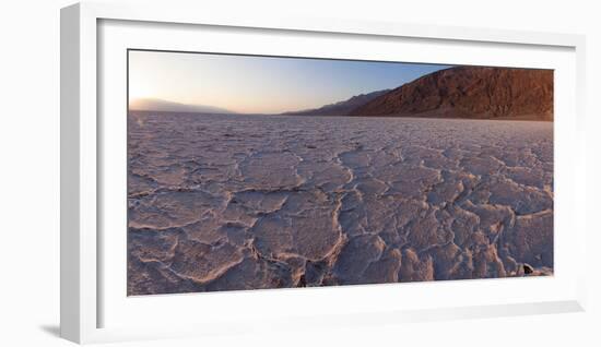 Panorama, USA, Death Valley National Park, Bad Water-Catharina Lux-Framed Photographic Print