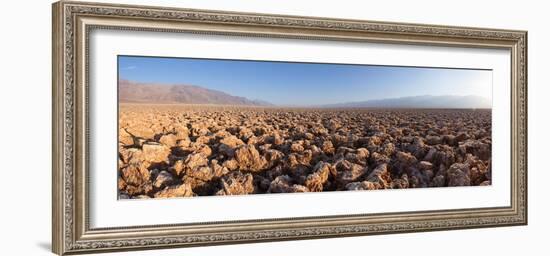 Panorama, USA, Death Valley National Park, Devil's Golf Course-Catharina Lux-Framed Photographic Print