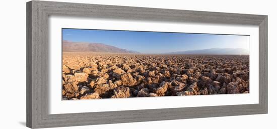 Panorama, USA, Death Valley National Park, Devil's Golf Course-Catharina Lux-Framed Photographic Print