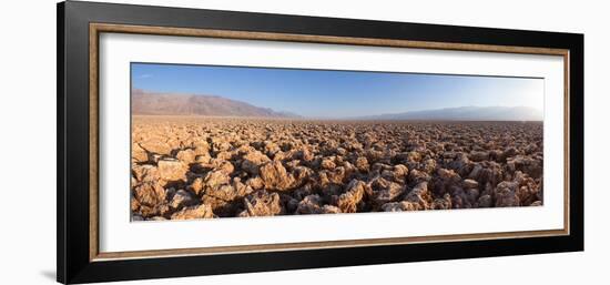 Panorama, USA, Death Valley National Park, Devil's Golf Course-Catharina Lux-Framed Photographic Print