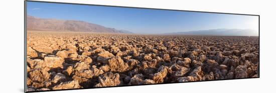 Panorama, USA, Death Valley National Park, Devil's Golf Course-Catharina Lux-Mounted Photographic Print