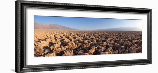 Panorama, USA, Death Valley National Park, Devil's Golf Course-Catharina Lux-Framed Photographic Print