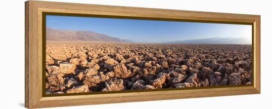 Panorama, USA, Death Valley National Park, Devil's Golf Course-Catharina Lux-Framed Premier Image Canvas