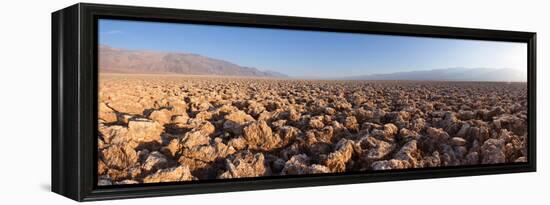 Panorama, USA, Death Valley National Park, Devil's Golf Course-Catharina Lux-Framed Premier Image Canvas