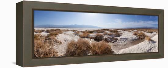 Panorama, USA, Death Valley National Park, Salt Creek-Catharina Lux-Framed Premier Image Canvas