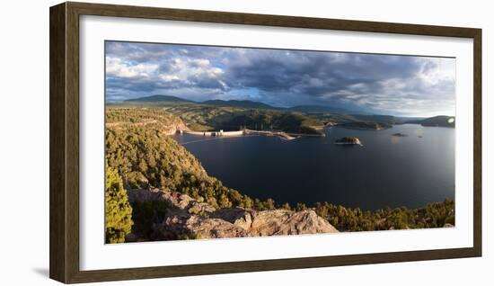 Panorama, USA, Flaming Gorge Nationwide Recreation Area-Catharina Lux-Framed Photographic Print