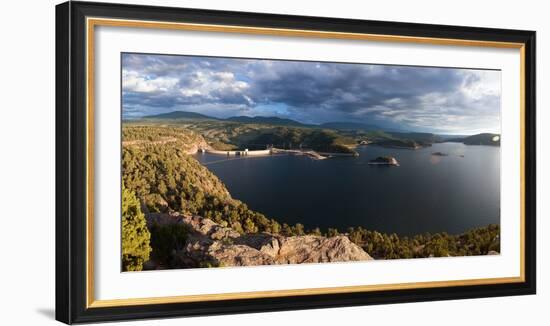 Panorama, USA, Flaming Gorge Nationwide Recreation Area-Catharina Lux-Framed Photographic Print