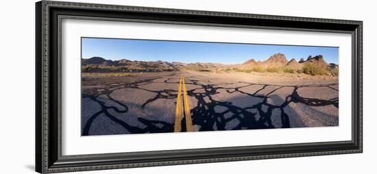 Panorama, USA, Historical Route 66-Catharina Lux-Framed Photographic Print