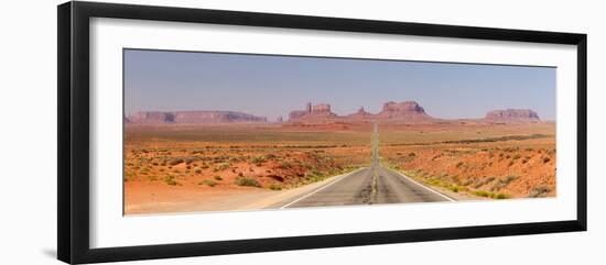 Panorama, USA, Monument Valley, Highway-Catharina Lux-Framed Photographic Print