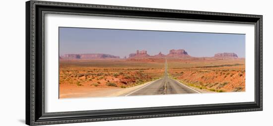 Panorama, USA, Monument Valley, Highway-Catharina Lux-Framed Photographic Print