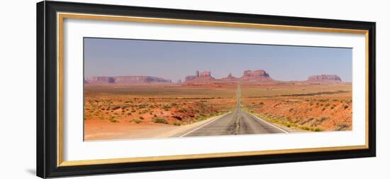 Panorama, USA, Monument Valley, Highway-Catharina Lux-Framed Photographic Print