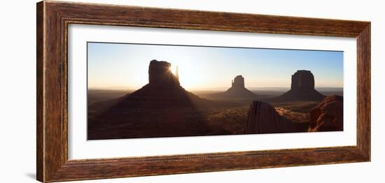 Panorama, USA, Monument Valley-Catharina Lux-Framed Photographic Print