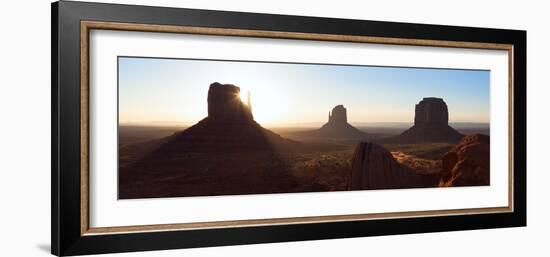 Panorama, USA, Monument Valley-Catharina Lux-Framed Photographic Print