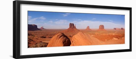 Panorama, USA, Monument Valley-Catharina Lux-Framed Photographic Print